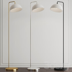 Duomo brushed gold floor lamp 
