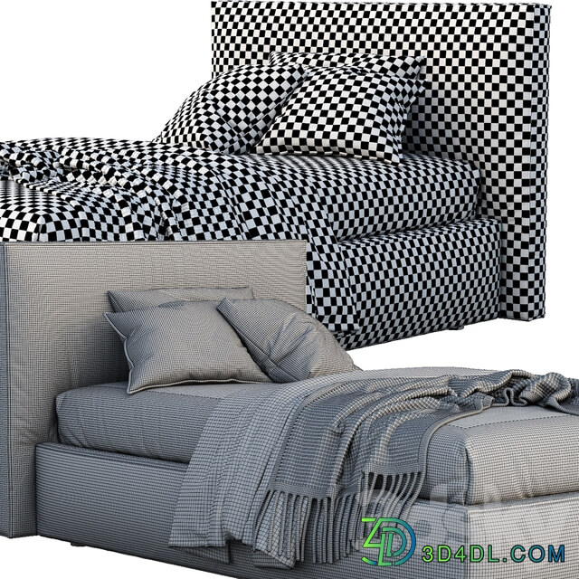 Bed Flexteam Single Bed MILLER