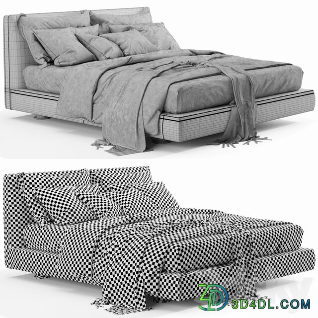 Bed B B Italia Richard Bed
