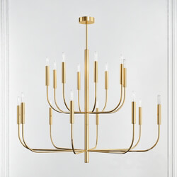 Brianna 6 Visual Comfort Gallery Pendant light 3D Models 