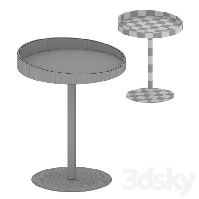 CRATER END TABLE 3D Models