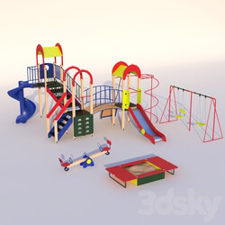 SKIF town for children part1 3D Models 