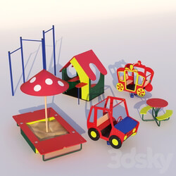 SKIF town for children part2 3D Models 