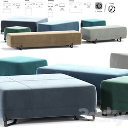 New York Poliform Pouf Set 