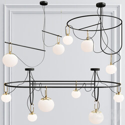 Nh S Cluster Pendant light 3D Models 