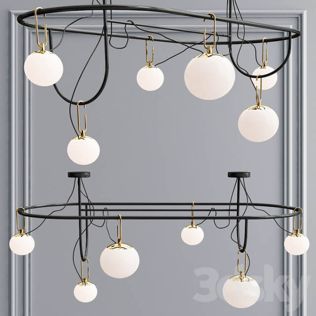 Nh S Cluster Pendant light 3D Models