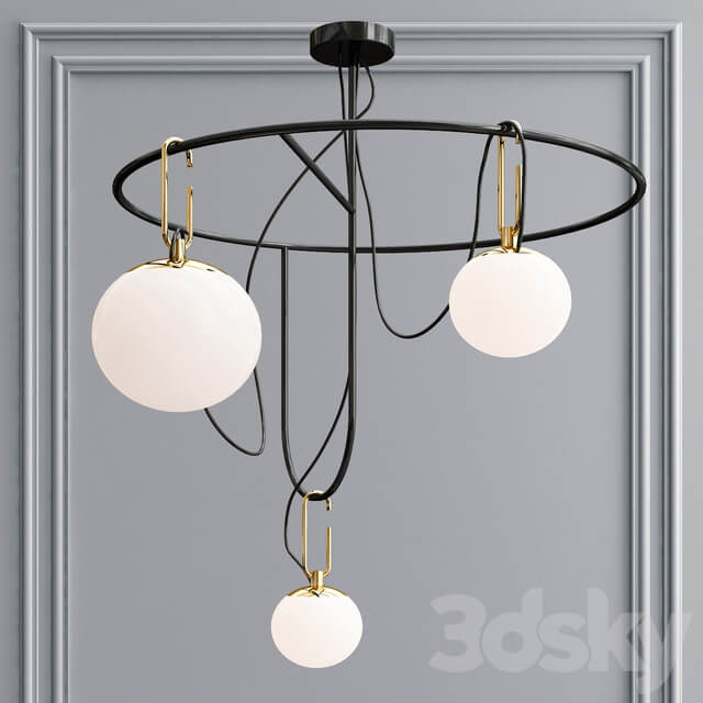 Nh S Cluster Pendant light 3D Models