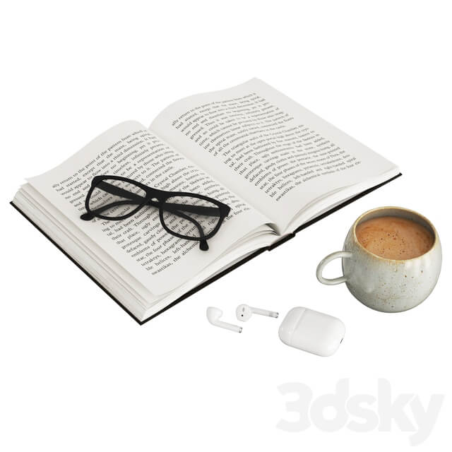 Open book 3D Models