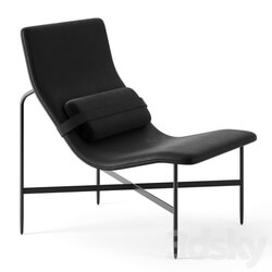 Deep Thoughts Leather Lounge Chair by Blu Dot 