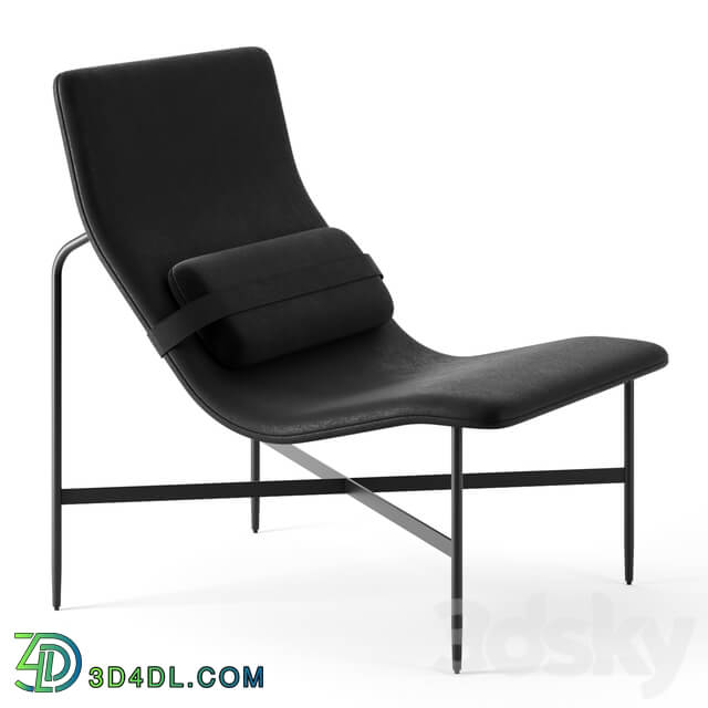 Deep Thoughts Leather Lounge Chair by Blu Dot
