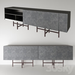 Sideboard Chest of drawer Pergamo Velvet Buffet 