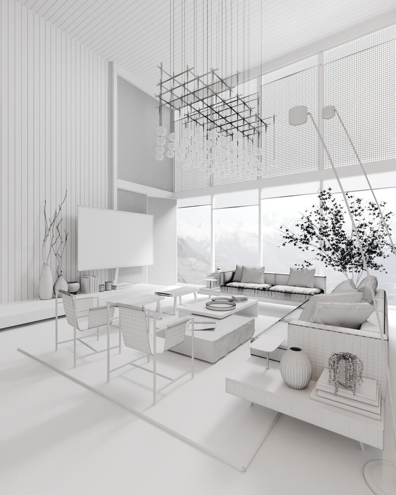  3D Apartment Interior By Pham Hieu