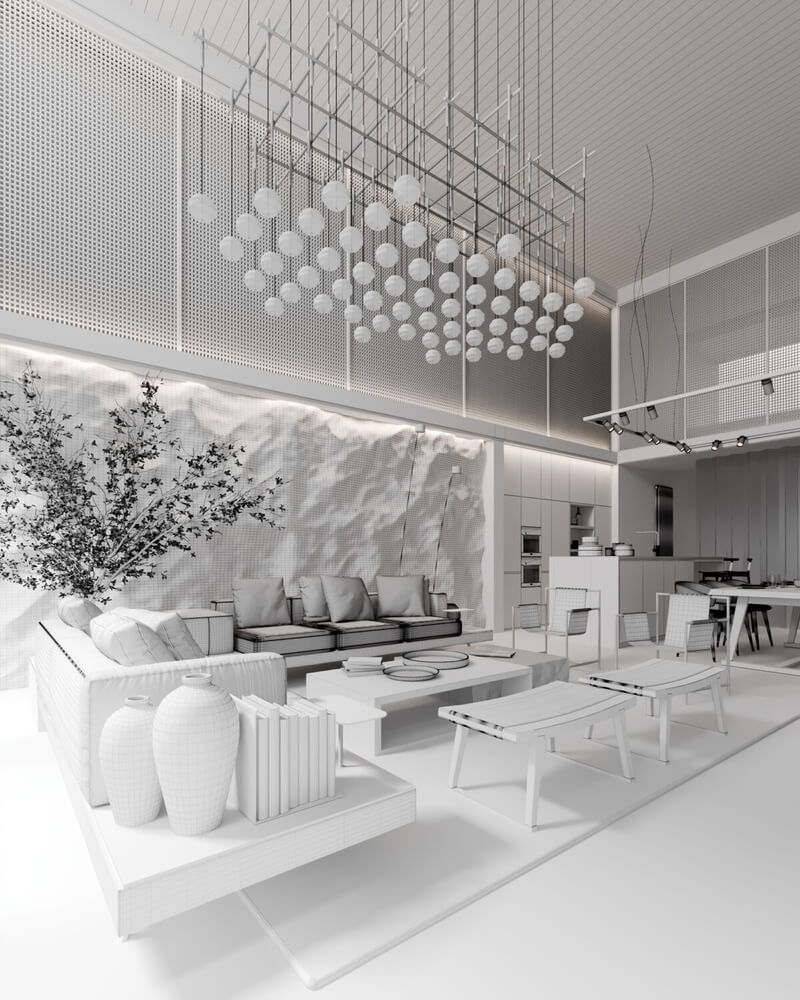  3D Apartment Interior By Pham Hieu