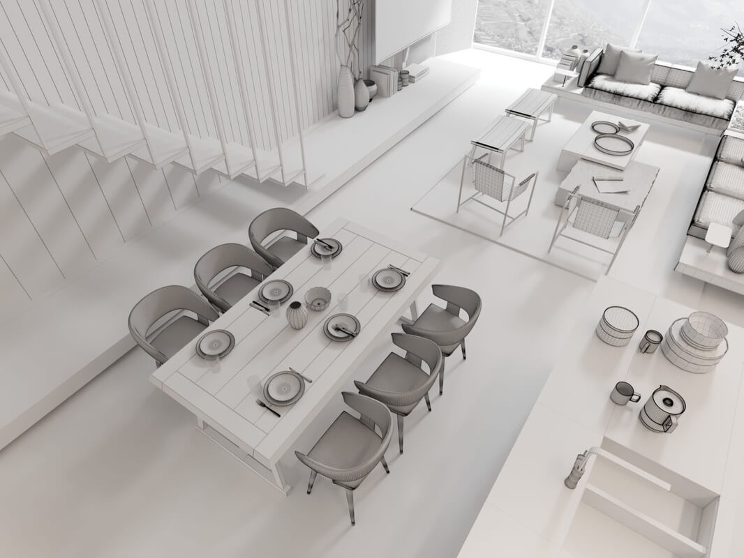  3D Apartment Interior By Pham Hieu