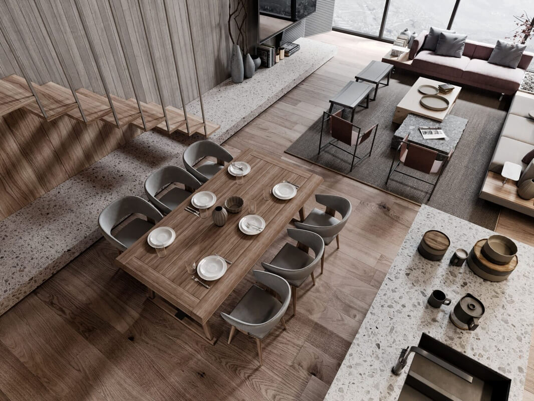  3D Apartment Interior By Pham Hieu