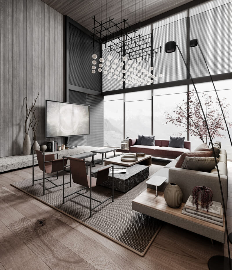  3D Apartment Interior By Pham Hieu