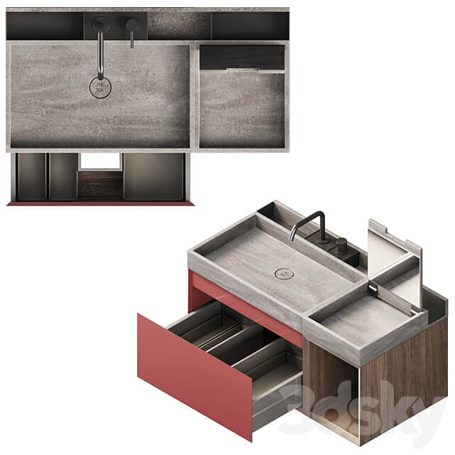 Rexa Design Compact living 90 Set 5 3D Models