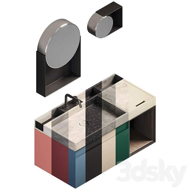 Rexa Design Compact living 90 Set 5 3D Models