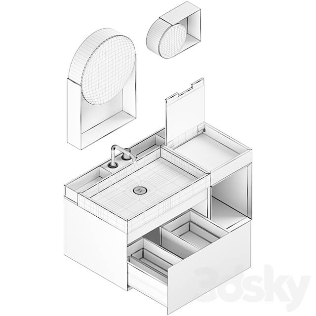 Rexa Design Compact living 90 Set 5 3D Models