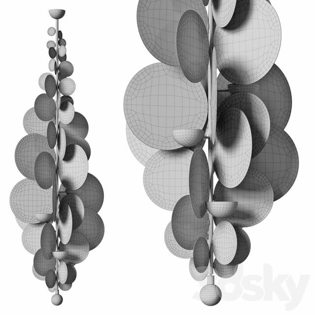 Chandelier herve van der straeten Pendant light 3D Models