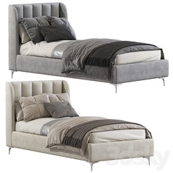 Bed Blush Lizbeth Velvet Single Bed 