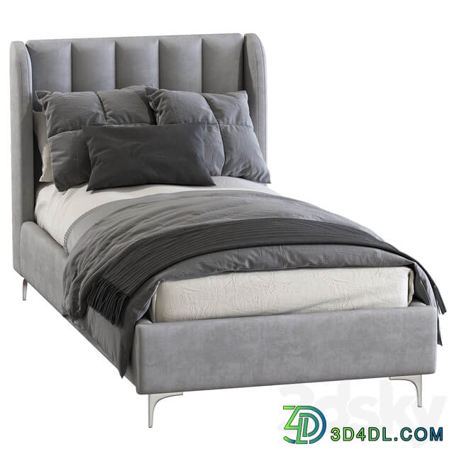 Bed Blush Lizbeth Velvet Single Bed