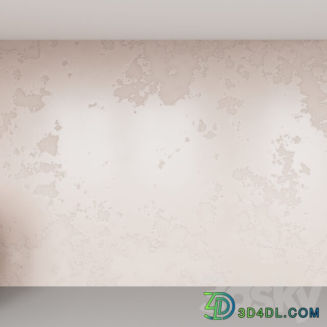 Decorative plaster Stone 3D Models