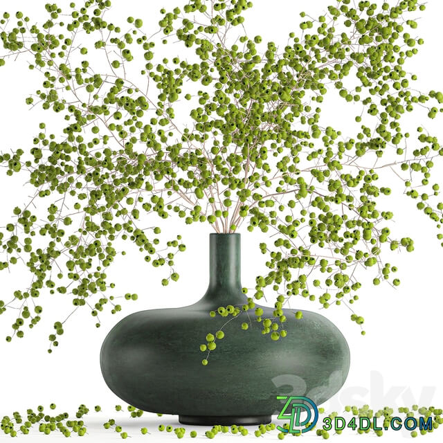 Bouquet 97. Branches berries. 3D Models