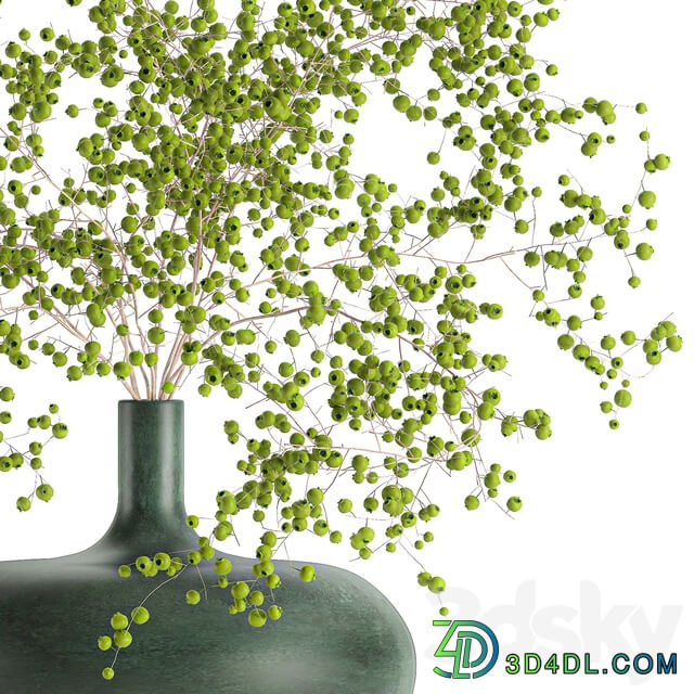 Bouquet 97. Branches berries. 3D Models
