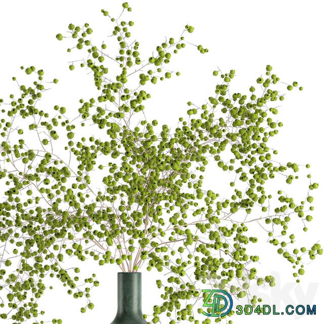 Bouquet 97. Branches berries. 3D Models