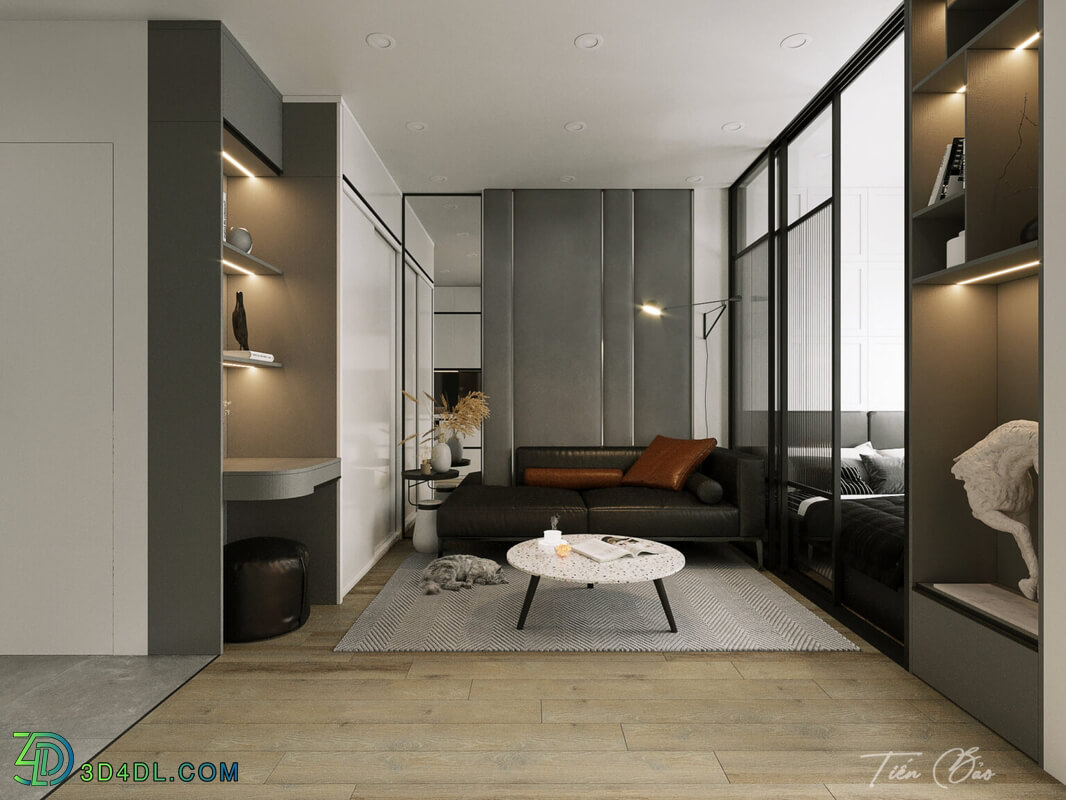 3D Interior Apartment 97 Scene File 3dsmax By Tienn Baoo