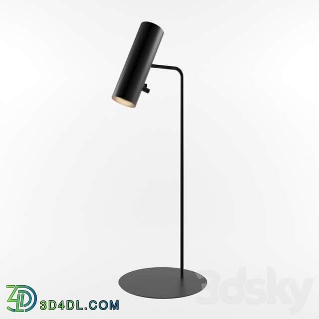 Black table lamp