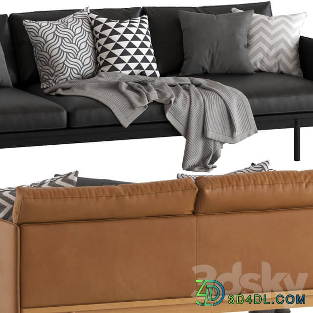 Globewest Tolv Pensive 3 Seater Sofa