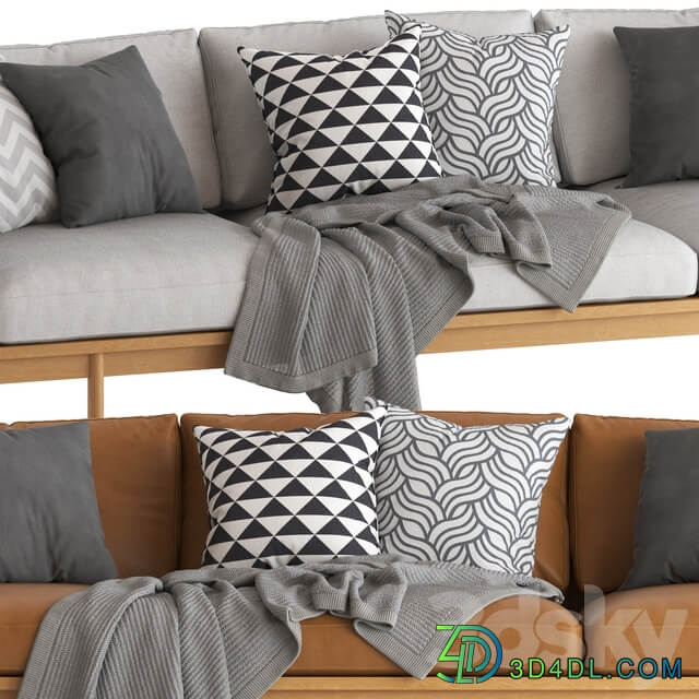 Globewest Tolv Pensive 3 Seater Sofa