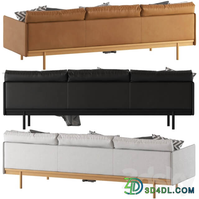 Globewest Tolv Pensive 3 Seater Sofa