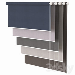 Roller blinds set 