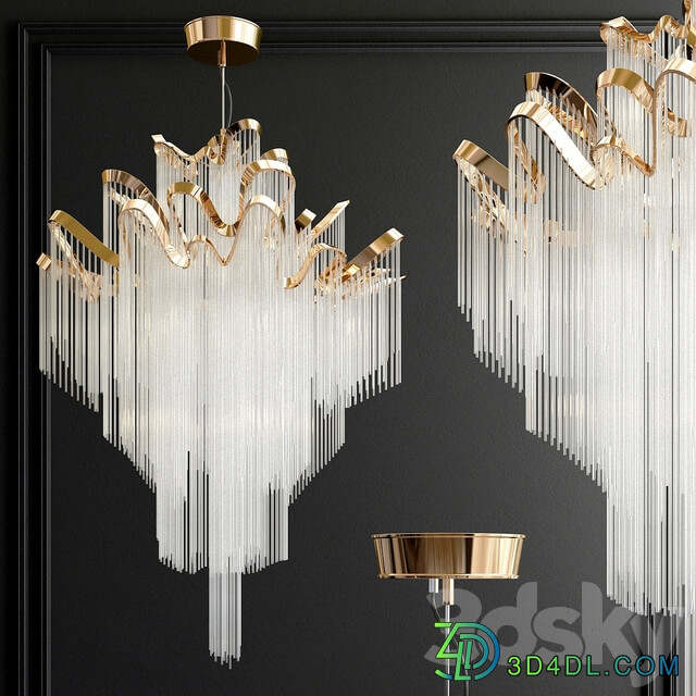 Four Exclusive Chandelier Collection 65 Pendant light 3D Models