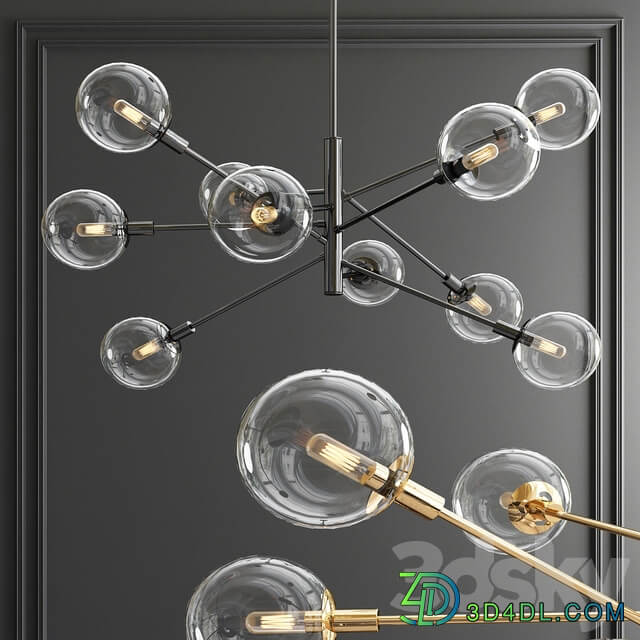 Four Exclusive Chandelier Collection 65 Pendant light 3D Models
