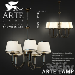 Arte lamp Alice A3579LM 5AB Pendant light 3D Models 