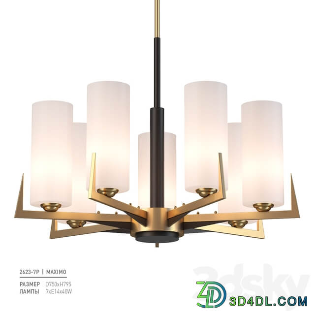 Favorite 2623 7P Pendant light 3D Models