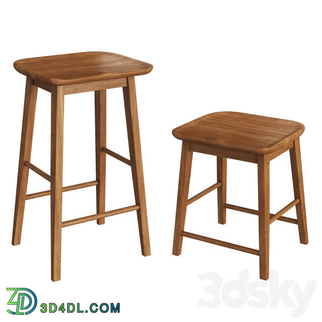 Zara Home WOODEN TALL STOOL