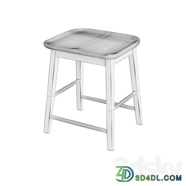 Zara Home WOODEN TALL STOOL