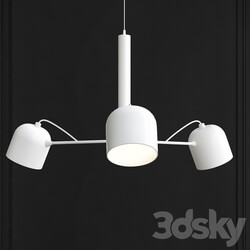 Liang pendant lamp metal white Pendant light 3D Models 