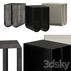 Kristina Dam Studio Curved Coffee Tables 
