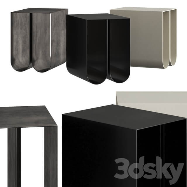 Kristina Dam Studio Curved Coffee Tables