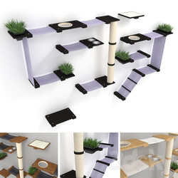 Miscellaneous Cat furniture game complex CatastrophiCreations set 1 