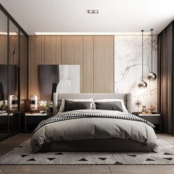 3D Interior Scenes File 3dsmax Model Bedroom 448 By Viet Long Lee 