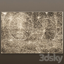 Decor for wall. Panel. 3D Models 