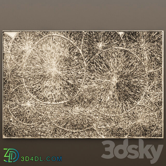 Decor for wall. Panel. 3D Models