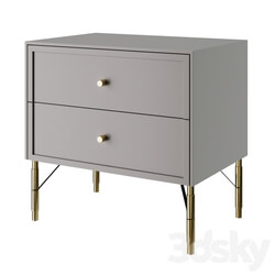 Nightstand moon Bragin Design Sideboard Chest of drawer 3D Models 